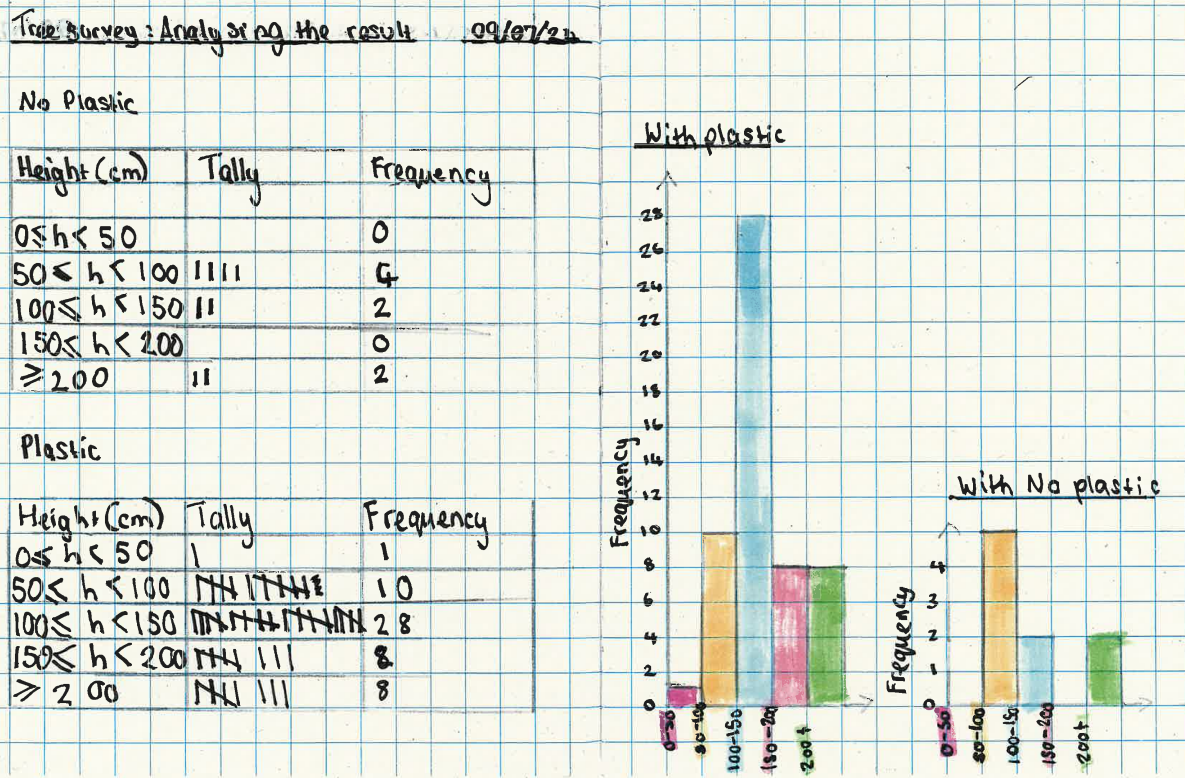 An example of a student's work