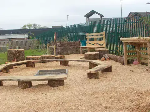 Outdoor classroom area